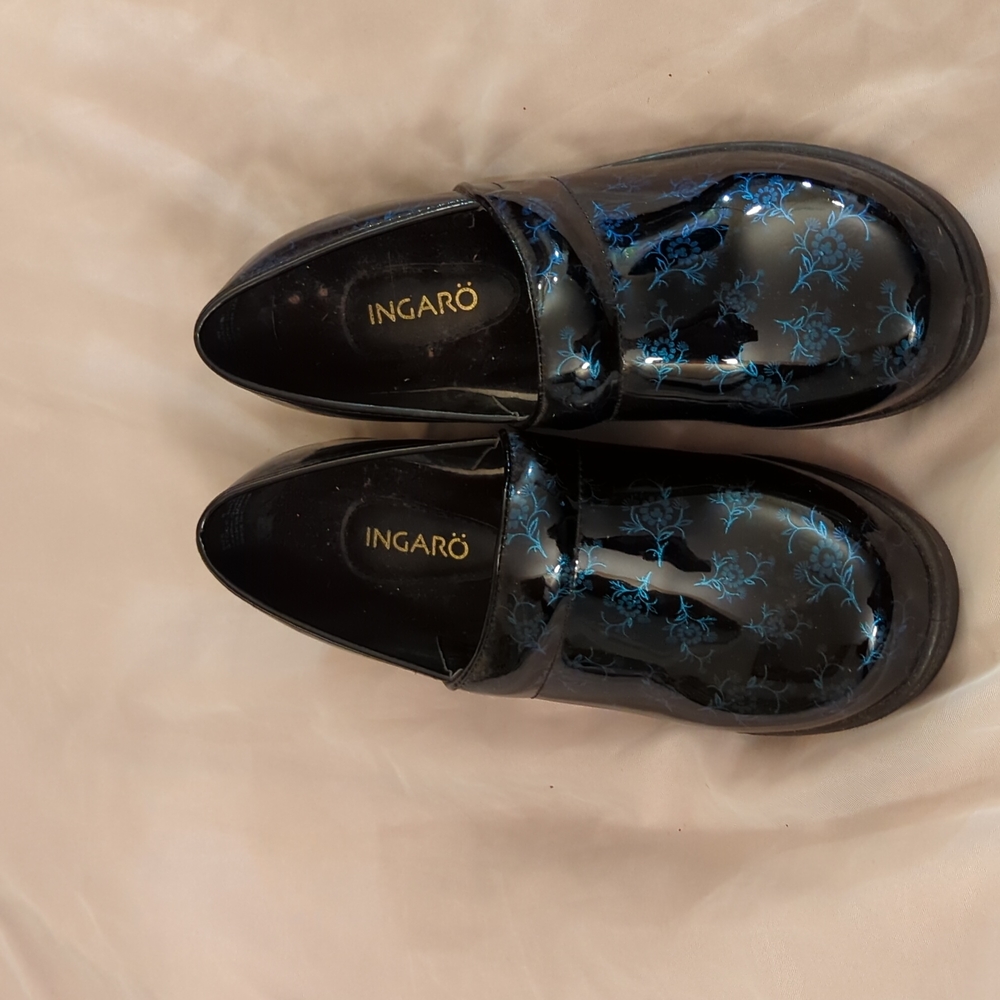 Ingaro patent leather clogs